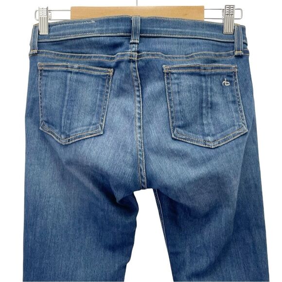 Rag & Bone Cate Mid Rise Skinny Jeans Women’s Size 27 | 4 Joshua Mid Indigo Wash - Picture 9 of 14